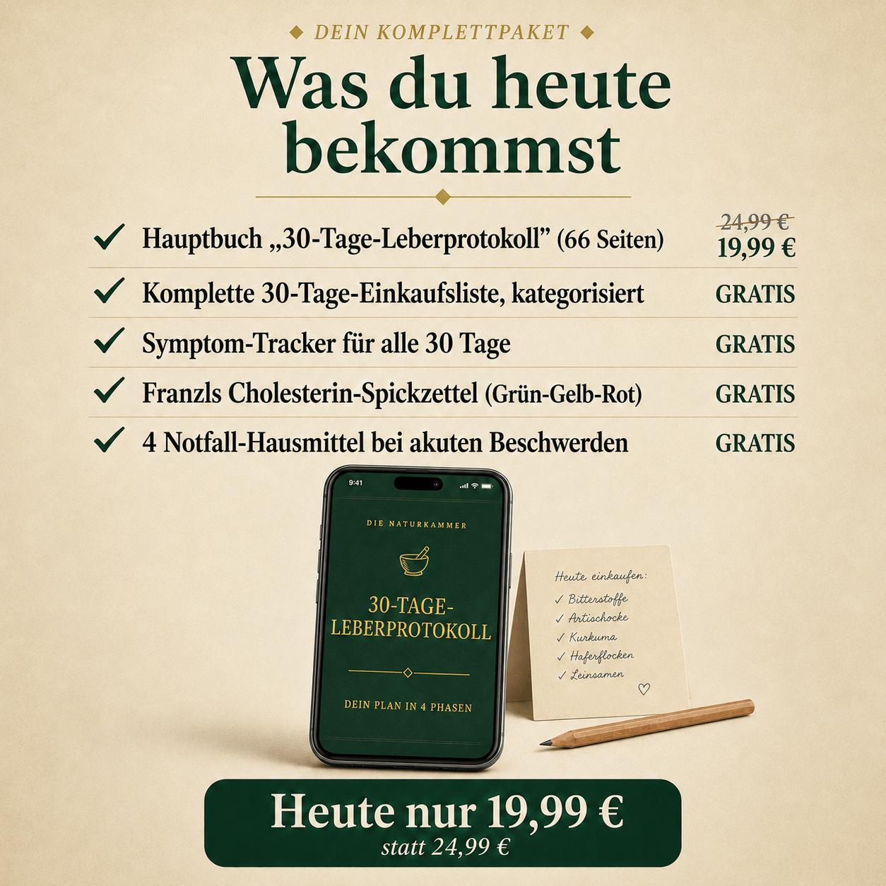 30-Tage Leber-Protokoll