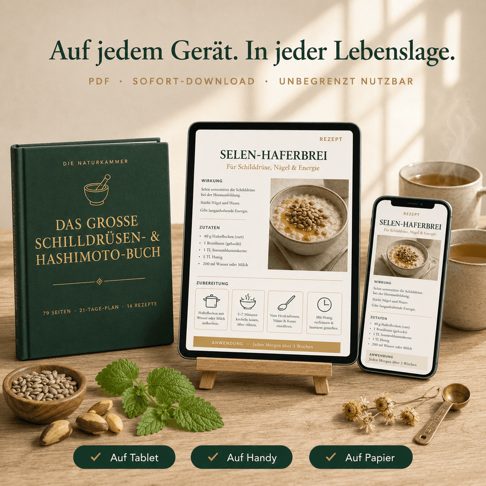 Übersicht der Inhalte des großen Schilddrüsen- & Hashimoto-Buchs
